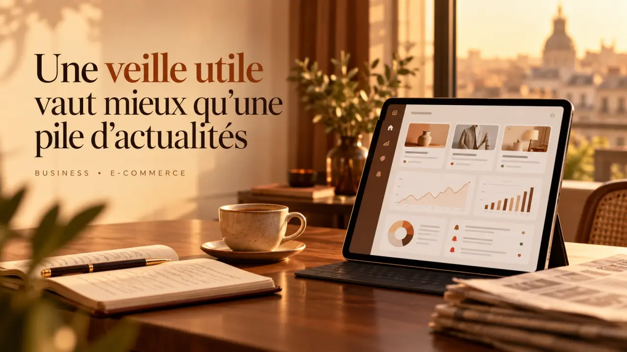 Magazine e-commerce : une veille utile vaut mieux qu’une pile d’actualités